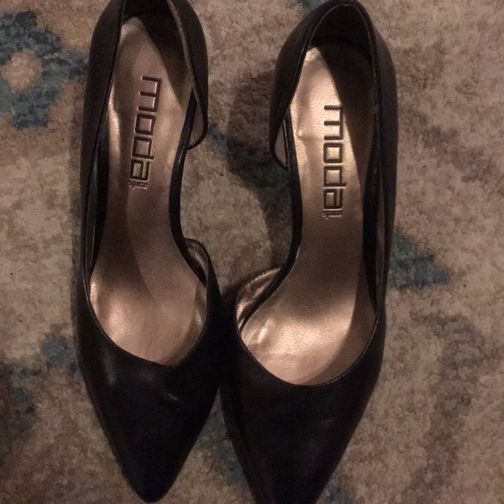 Beautiful black Moda Spana heels